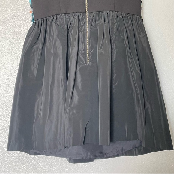 NWT Plenty by Tracy Reese Paillette Flutter Sequin Taffeta Mini Dress Size 8P - Picture 8 of 11
